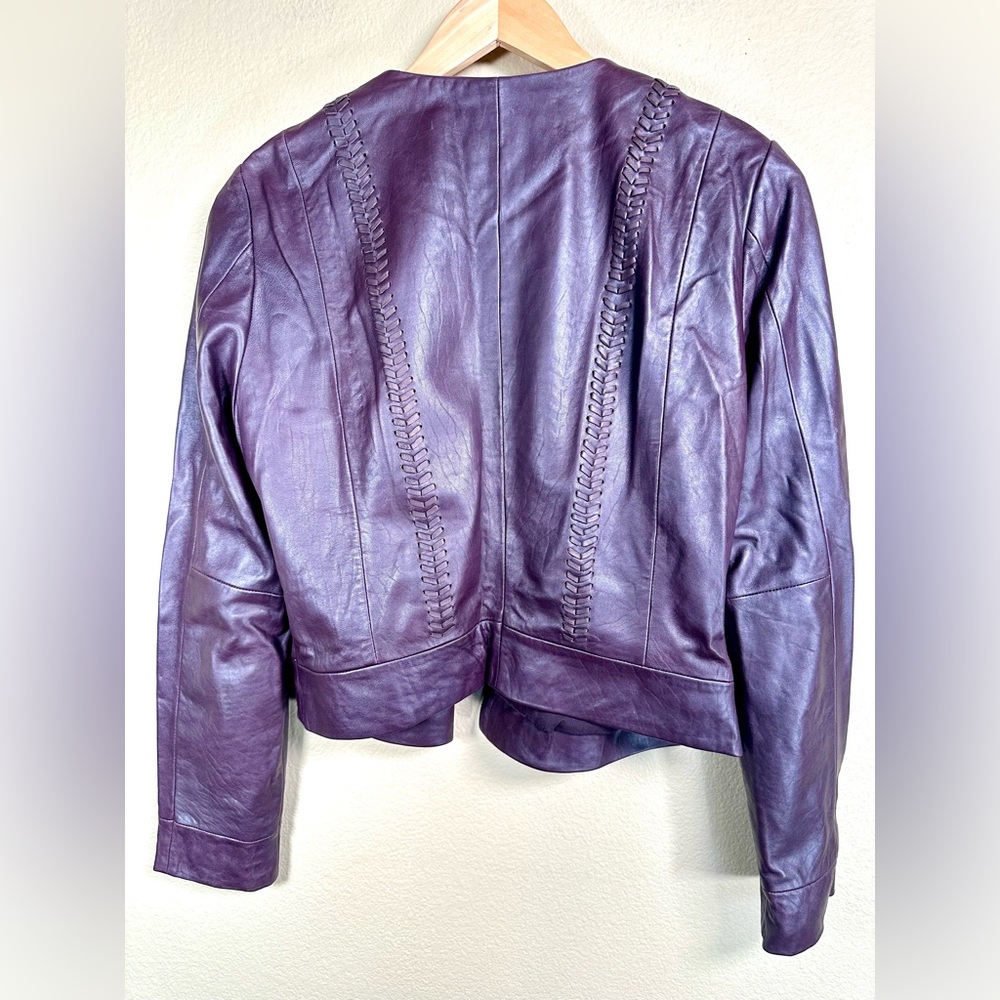 Excellent Condition Lucky Brand Leather Jacket - Picture 4 of 8